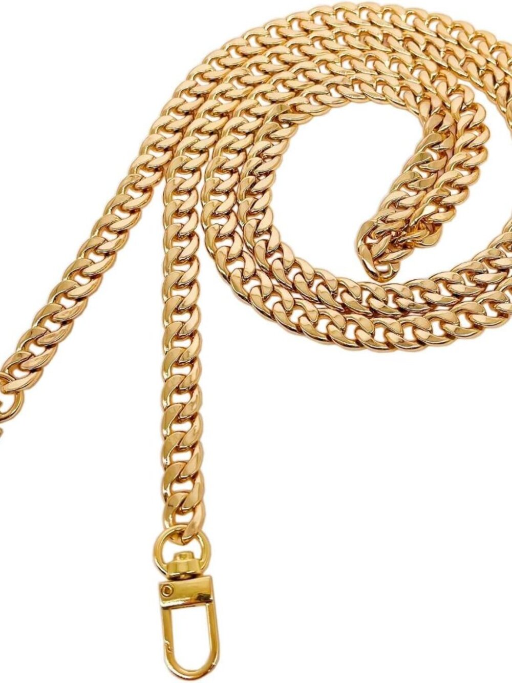 39.4" Gold Purse Chain Strap Replacement for Crossbody Shoulder Handbags
